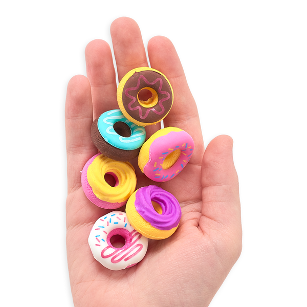 Dainty Donuts Scented Erasers - Set of 6