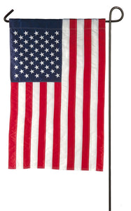 American Flag Applique Garden Flag