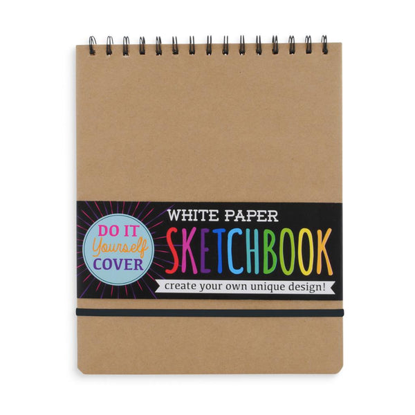 D.I.Y. Sketchbook - Large White Paper (8"x10.5")