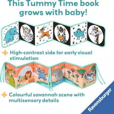 Tummy Time Book: Wild Animals