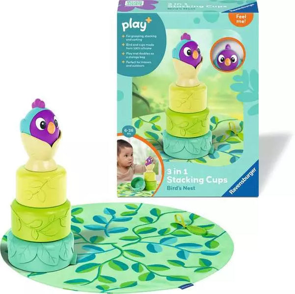 3-in-1 Stacking Cups - Bird's Nest