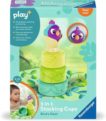 3-in-1 Stacking Cups - Bird's Nest
