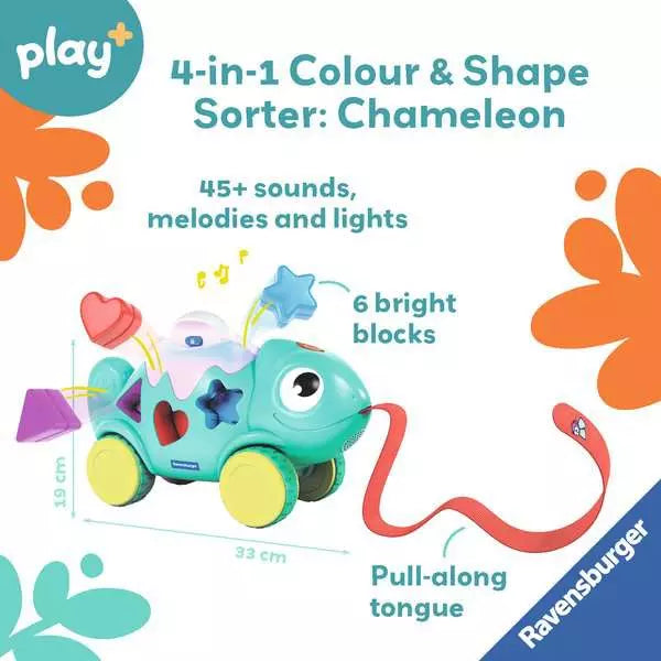 Color & Shape Sorter Chameleon