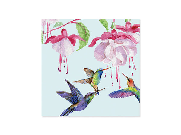Hummingbirds Pop Up Card