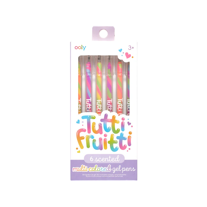 Tutti Fruitti Scented Colored Gel Pens - Set of 6