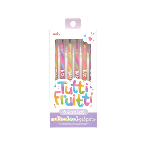 Tutti Fruitti Scented Colored Gel Pens - Set of 6