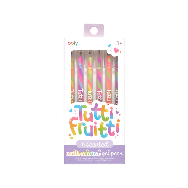 Tutti Fruitti Scented Colored Gel Pens - Set of 6