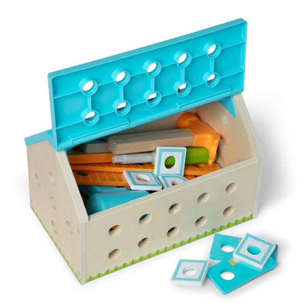 Melissa & Doug Build A House Toolbox Play Set