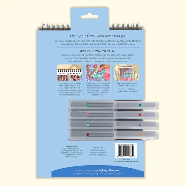 Lifelines FlowArt Dot-by-Letter - Snowed In