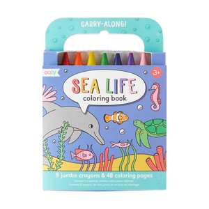 Carry Along Crayon & Coloring Book Kit - Sea Life