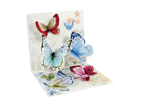Butterflies of Spring Pop Up Card