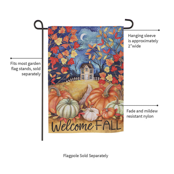 Alive in Fall Garden Flag