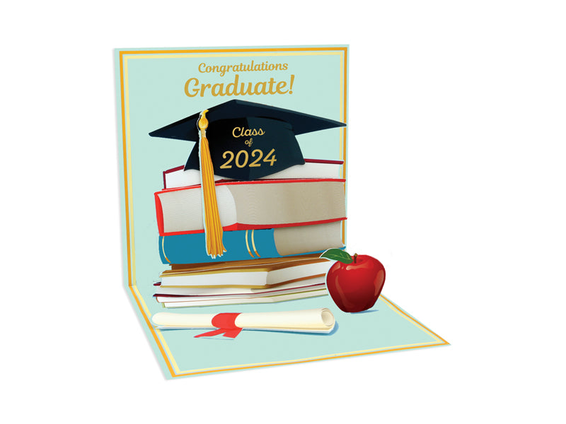 Stack of Books Pop Up Card – Persnickety's