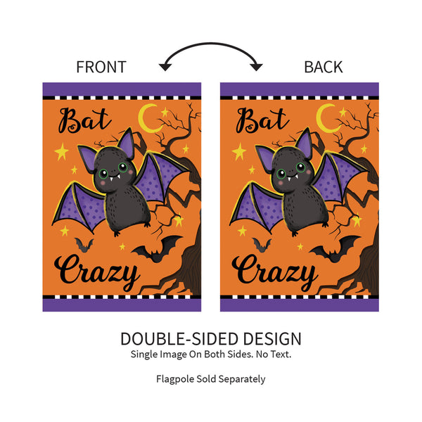 Gone Batty Garden Flag