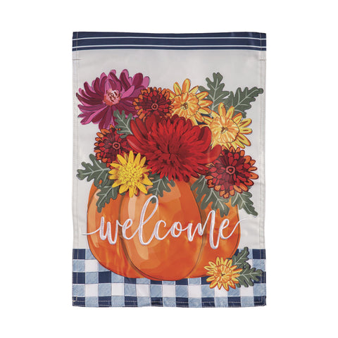 Mums & Pumpkins Garden Flag