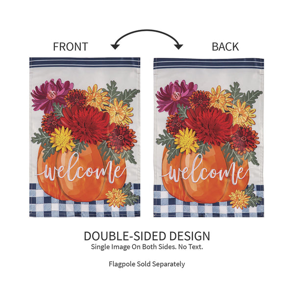 Mums & Pumpkins Garden Flag