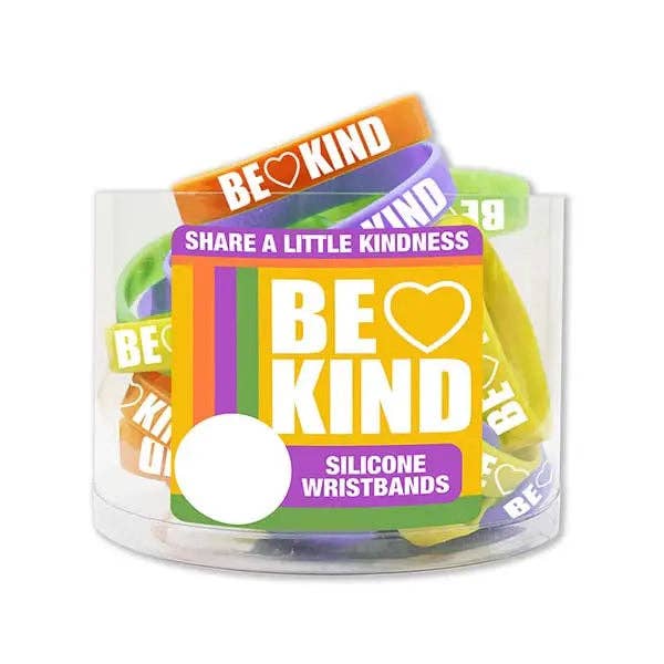 "BE KIND" Silicone Bracelets - Assorted Colors
