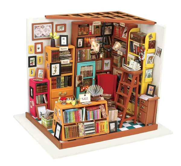 DIY Miniature House Kit: Sam's Study