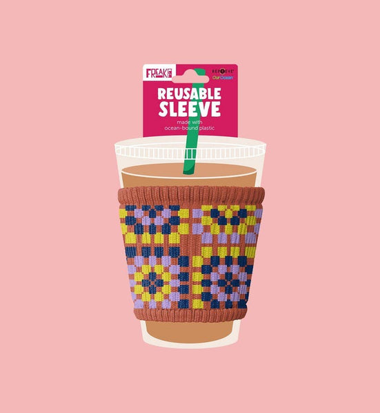 Granny Squares Reusable Koozie