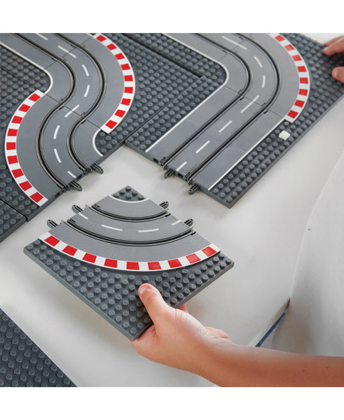 Turbo City Large Track w/ Bugatti Cars & Ramps