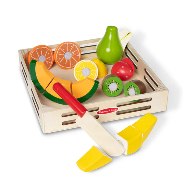 Melissa & Doug Wooden Cutting Fruit Play Set