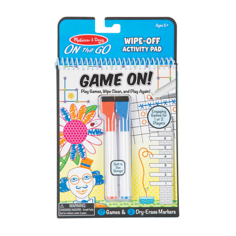 Game On! Wipe Off Activity Pad