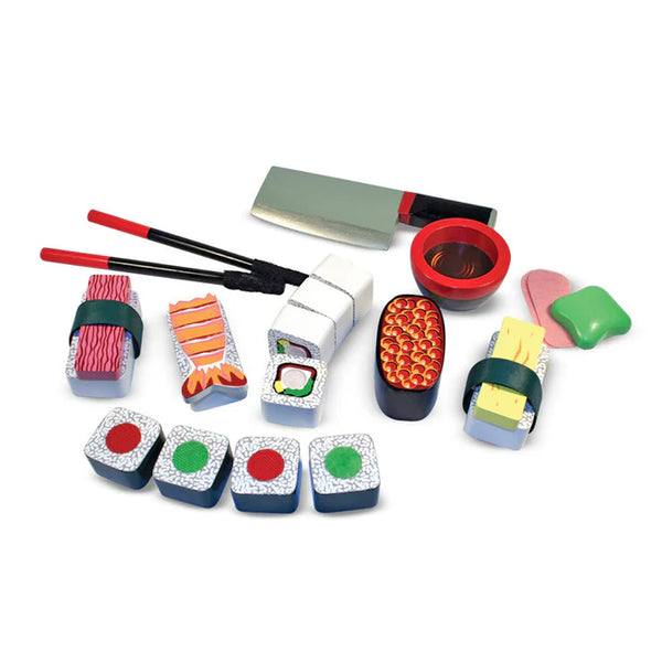 Melissa & Doug Wooden Sushi Slicing Set