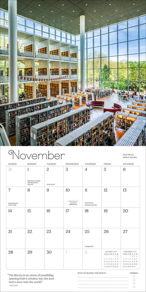 A Calendar for Book Lovers Wall Calendar 2027
