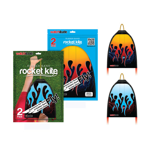 Fire Storm Rubber Band Rocket Kite