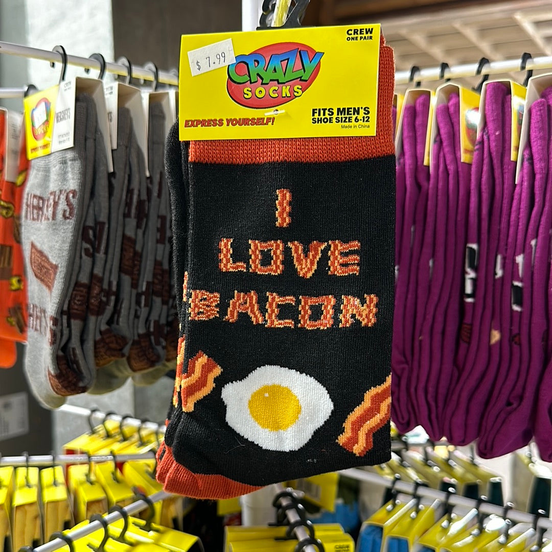 Bacon Lover Men's Crew Socks