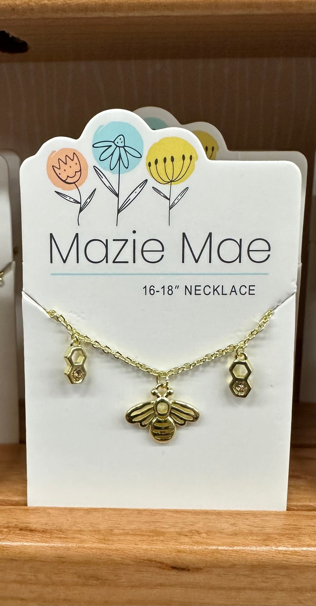 Gold Bee Necklace