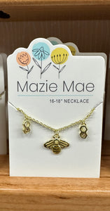 Gold Bee Necklace