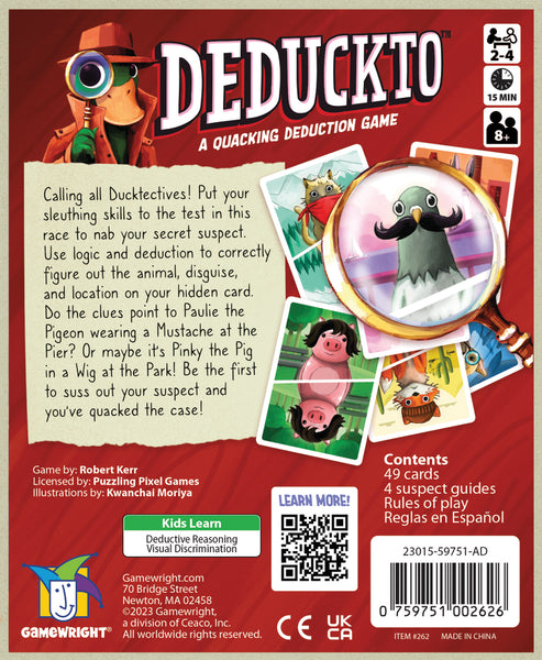 Deduckto Card Game