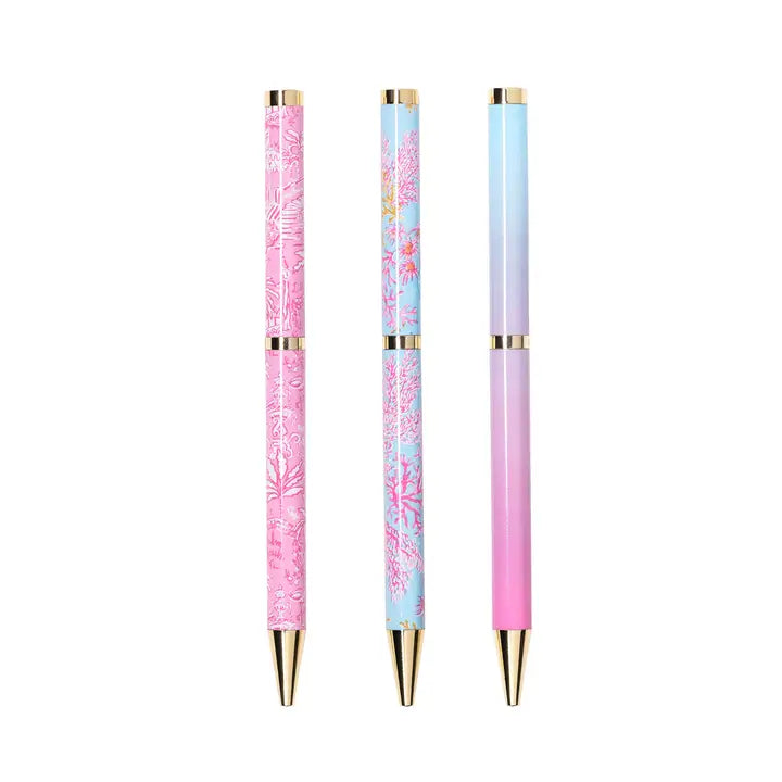 Lilly Pulitzer Twist Pen Set