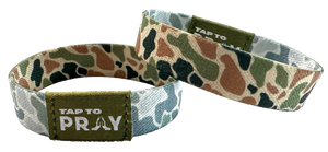 River Rock Camo Tap to Pray Wristband