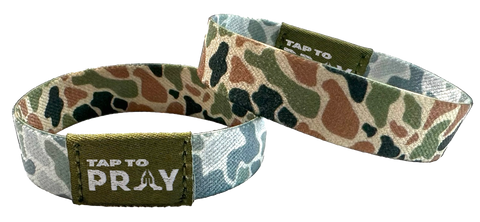 River Rock Camo Tap to Pray Wristband