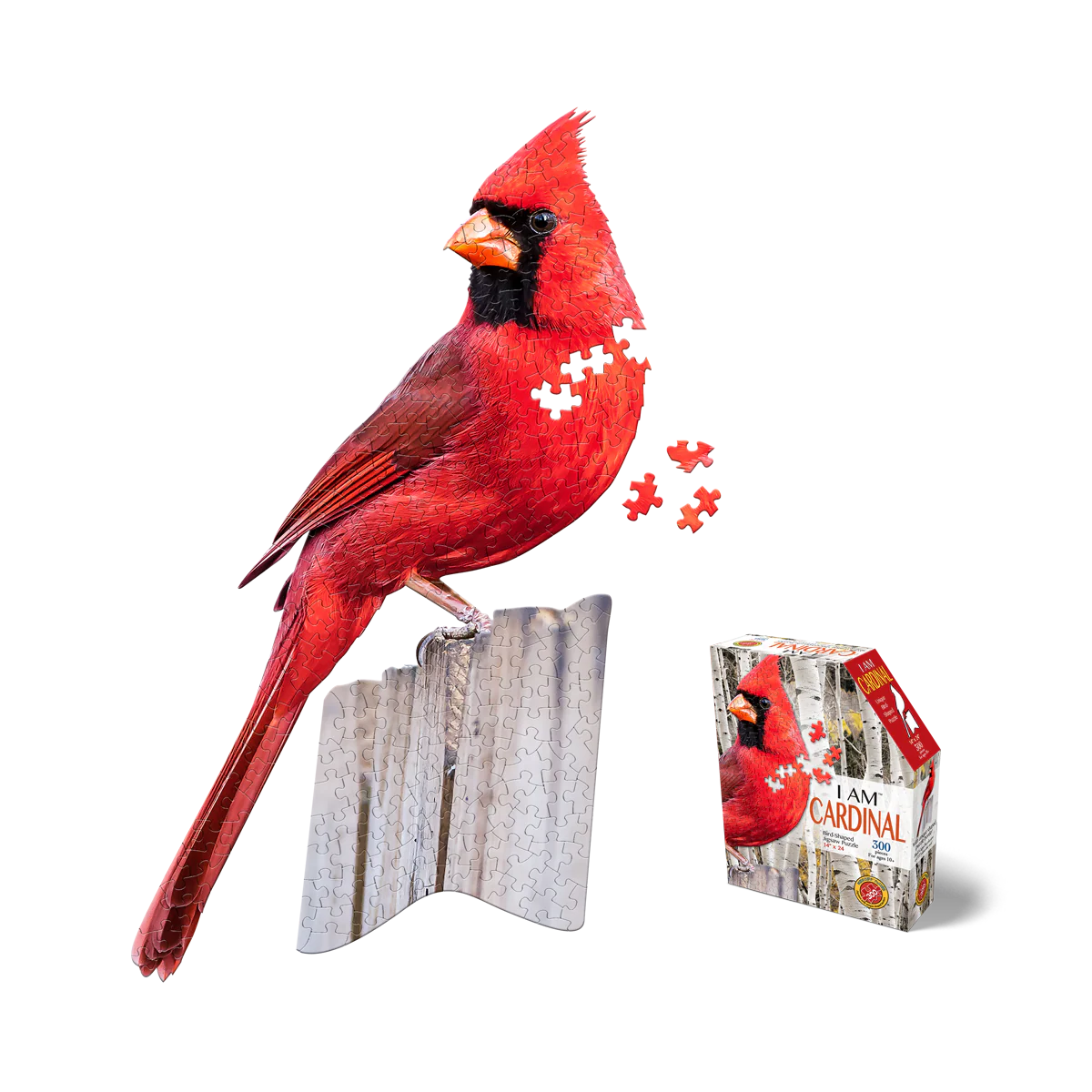 I Am Cardinal Shaped Puzzle