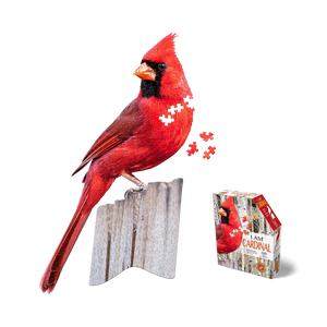 I Am Cardinal Shaped Puzzle