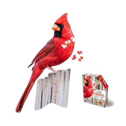 I Am Cardinal Shaped Puzzle