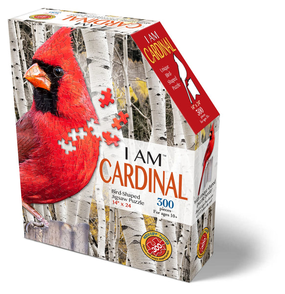 I Am Cardinal Shaped Puzzle