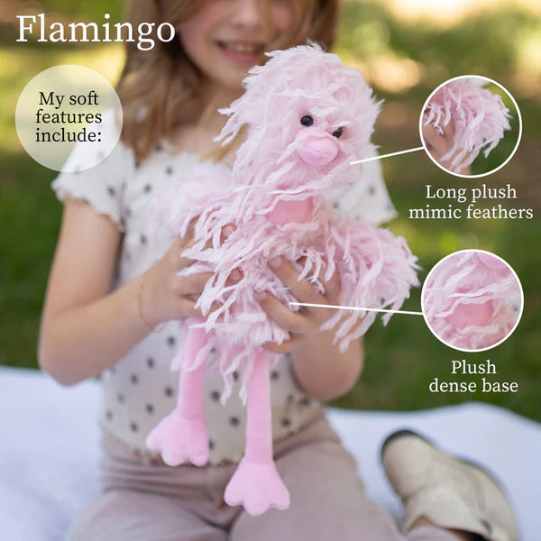 Pink Flamingo Feathers - Medium