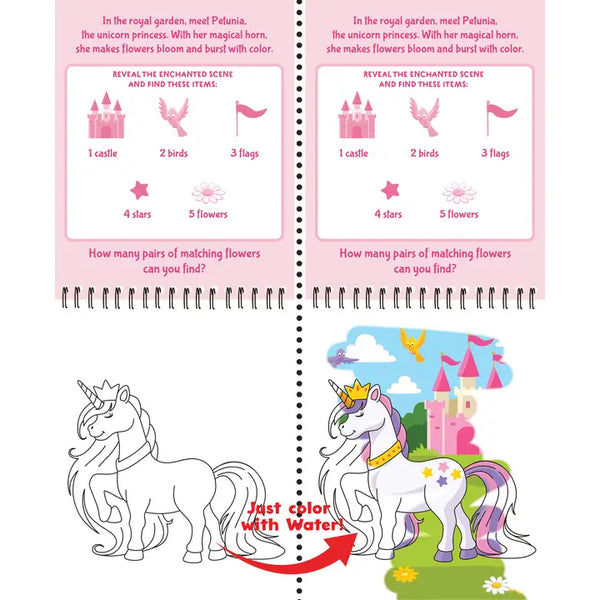 Unicorns Color with Water