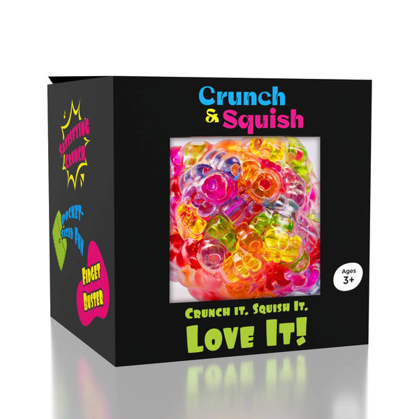Crunch & Squish Candy Series Crunchy Squishy Stress Ball Fidget Toy - Assorted