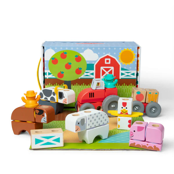 Melissa & Doug Blockables Play Set - Farm