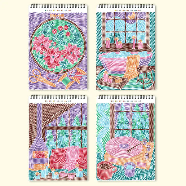 Lifelines FlowArt Dot-by-Letter - Snowed In