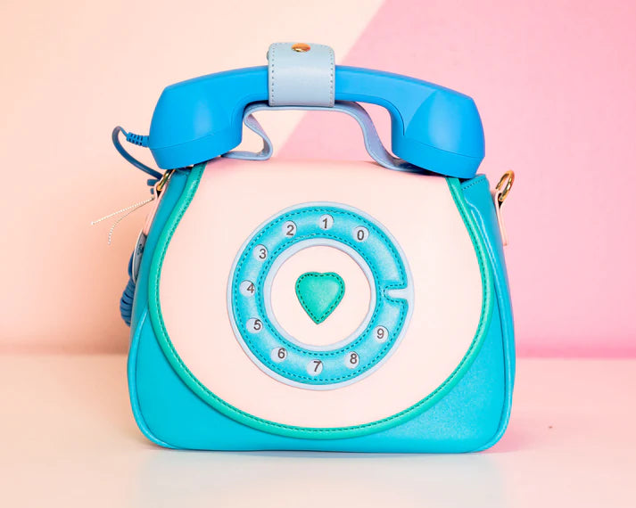 Mermaizing Blue Ring Ring Phone Convertible Handbag