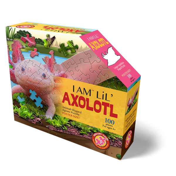 I Am Lil' Axolotl Shaped Puzzle