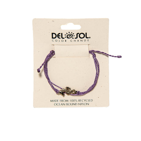 Purple Seahorse Bracelet