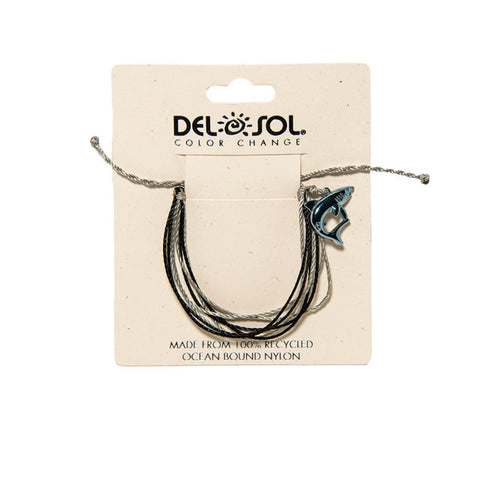 Black Gray Shark Bracelet