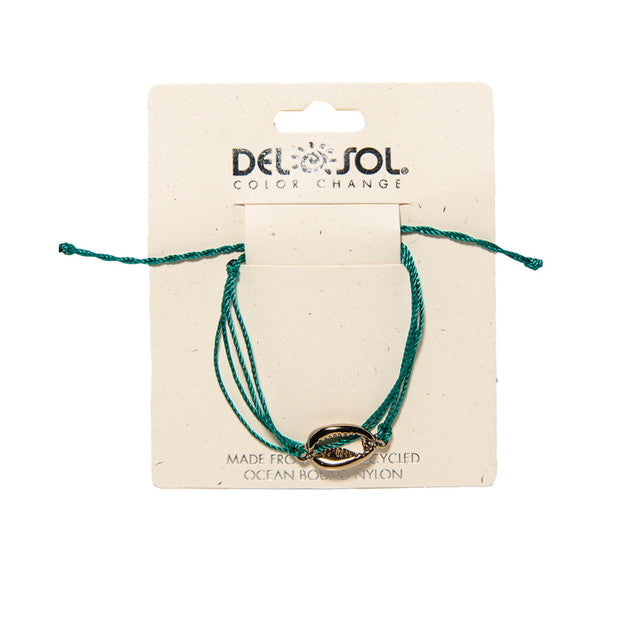 Sea Green Cowrie Shell Bracelet